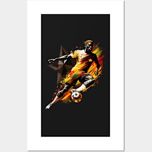 Senegal Soccer Player Quality Design Posters and Art